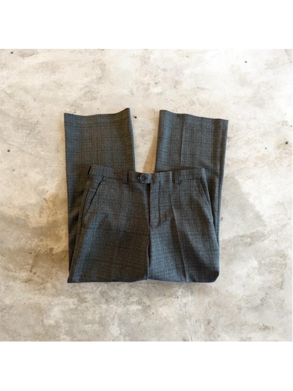 Carrie & Cannie Gray Plaid Trousers Women's - Picture 2 of 10